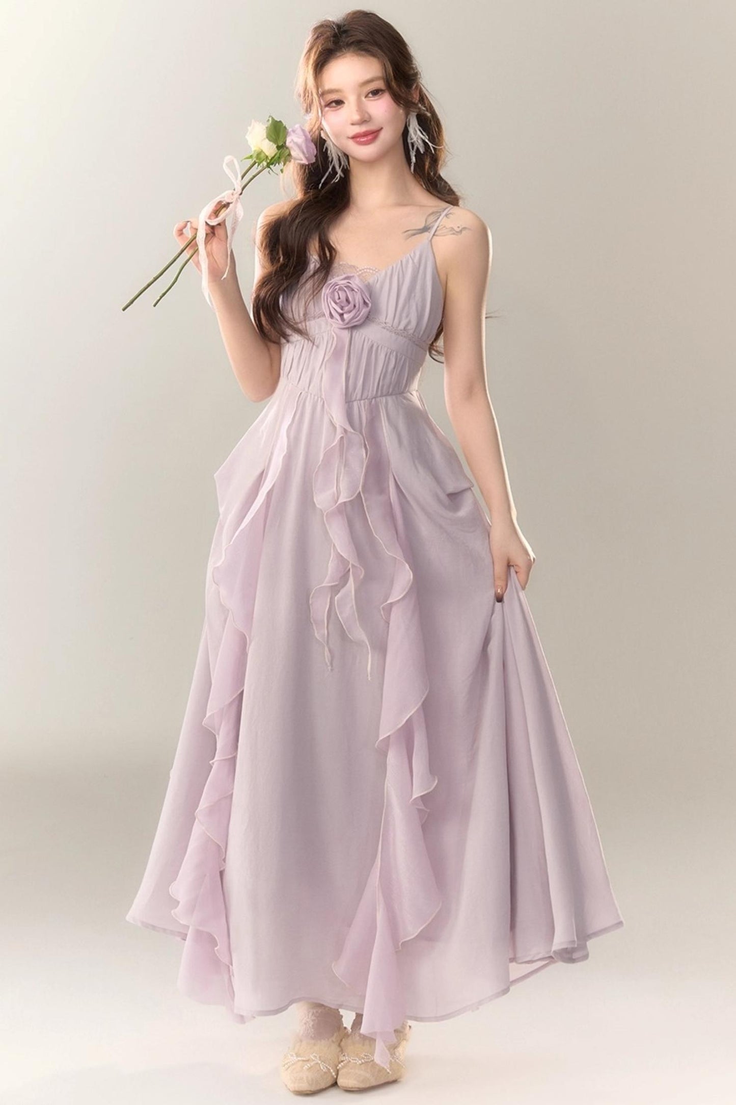 Manta Rose Suspender Dress