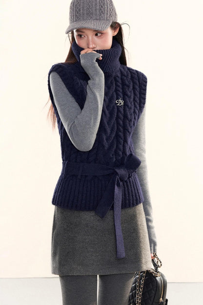 Vintage Cable Knit Vest