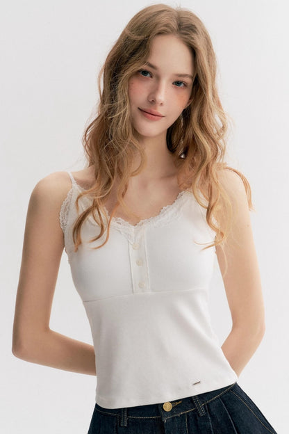 Romantic Lace V-Neck Camisole