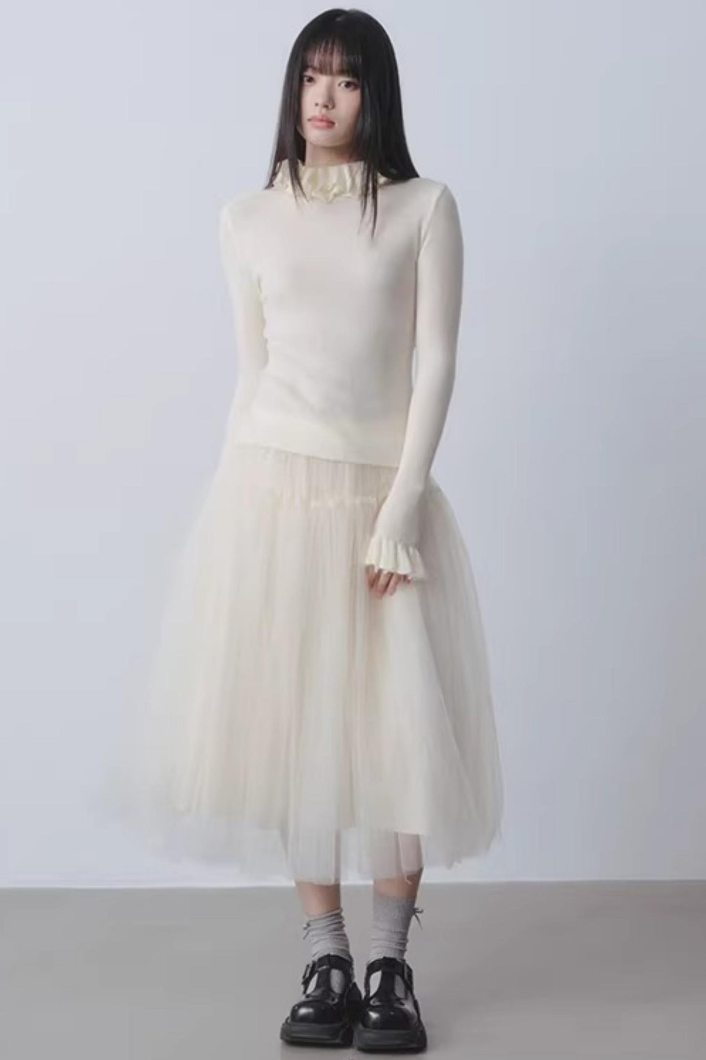 Yogurt Mousse Wool Sweater