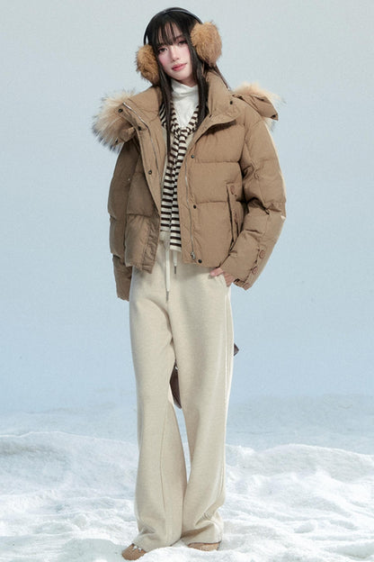 Winter Drape Wide-Leg Pants