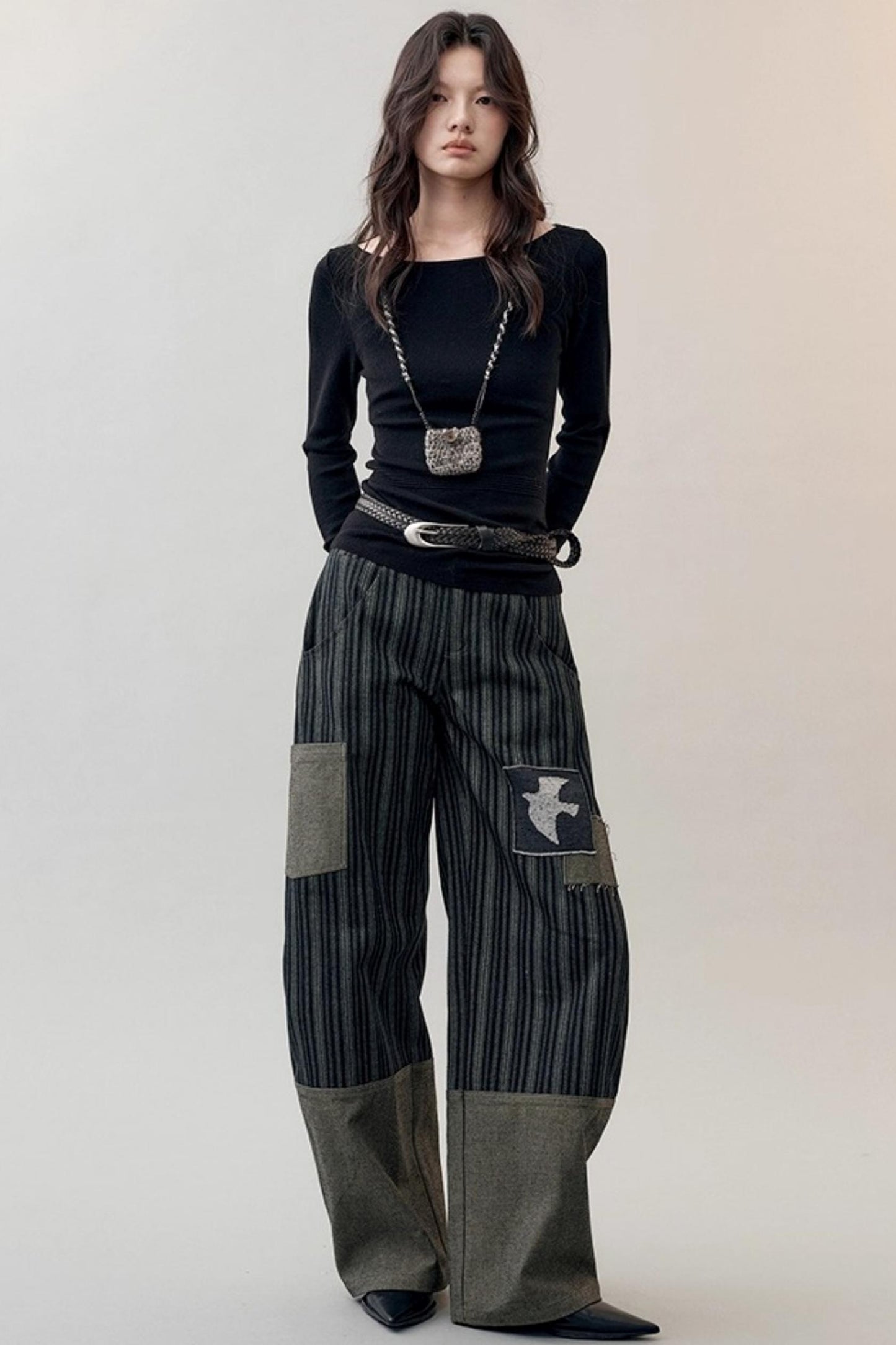 Cloud Yarn Long-sleeved Top