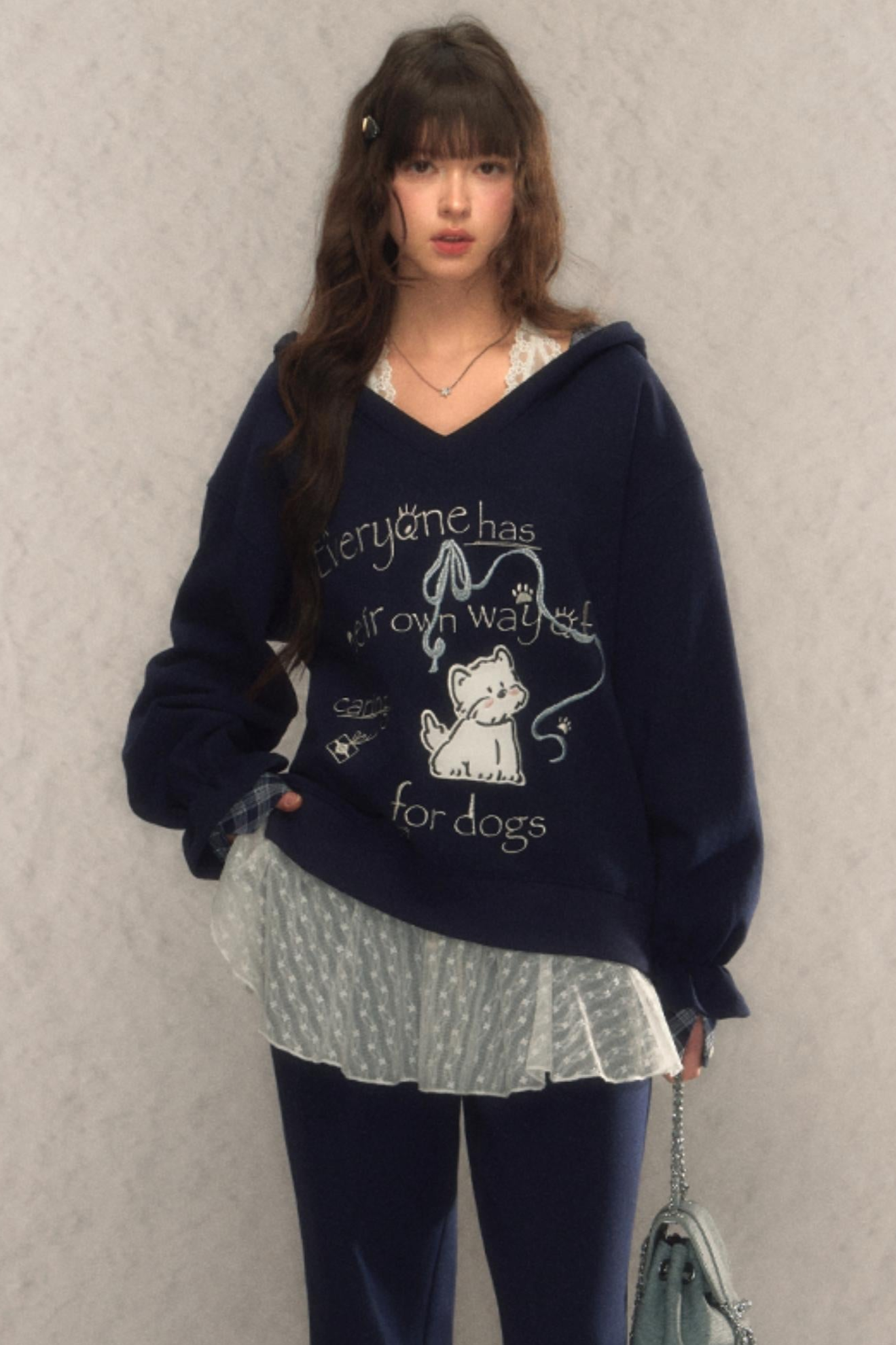 Designer Bootcut Track Pants Set-Up