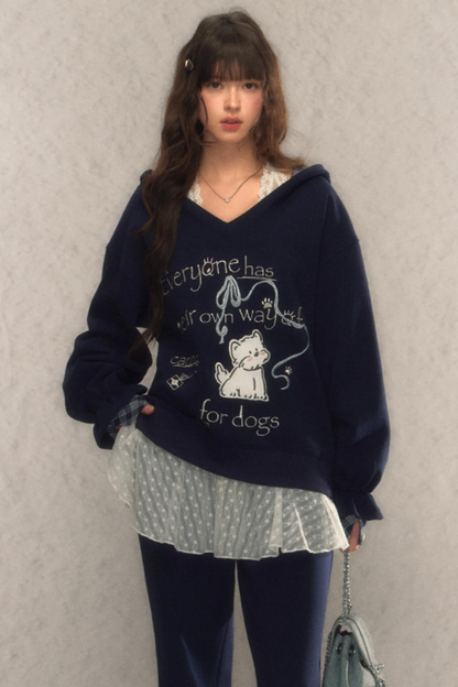 Designer Bootcut Track Pants Set-Up