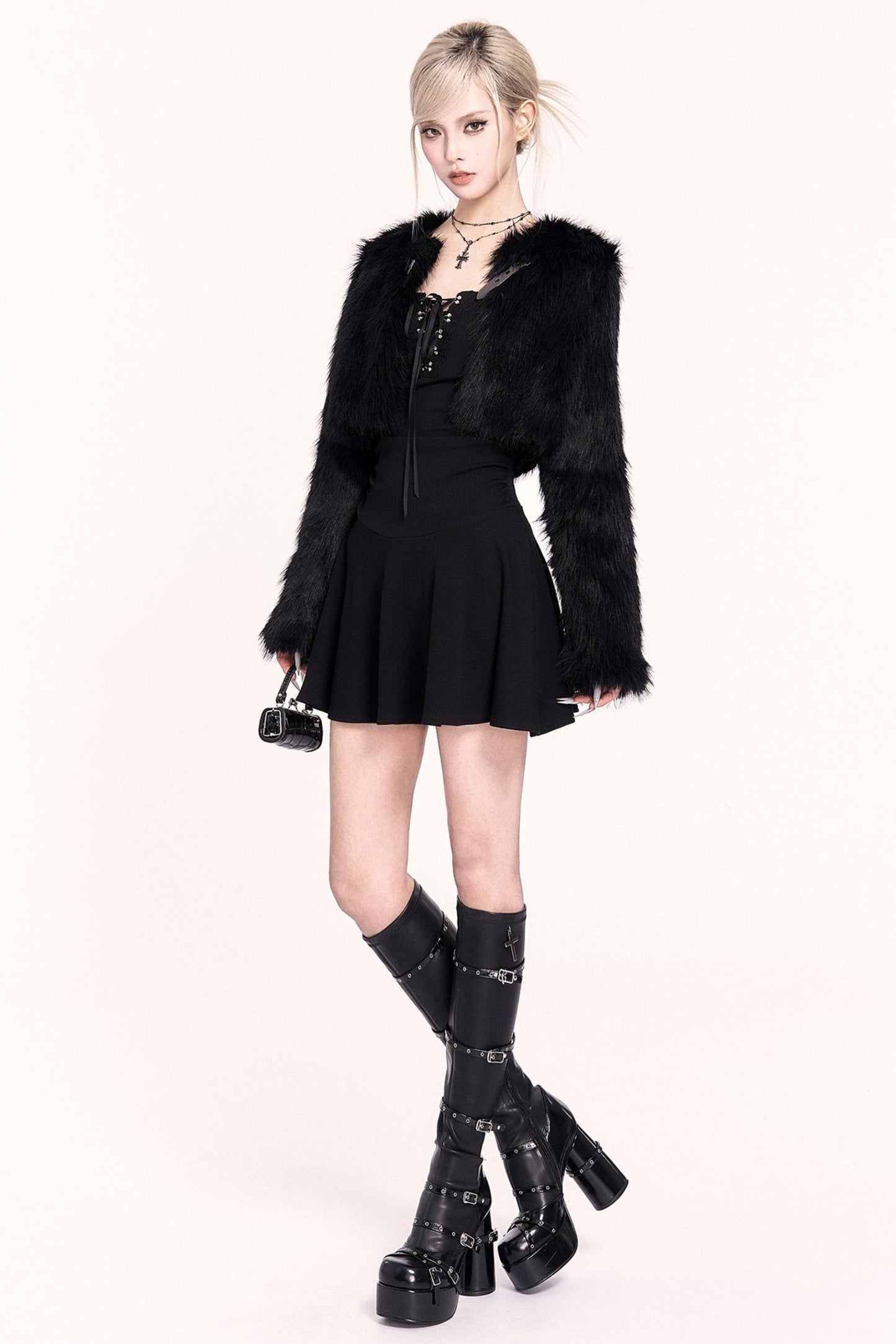 Romantic Lace Square Neck Dress