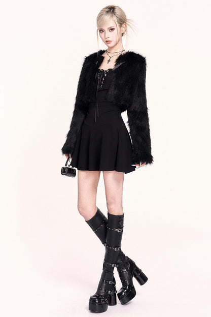 Romantic Lace Square Neck Dress