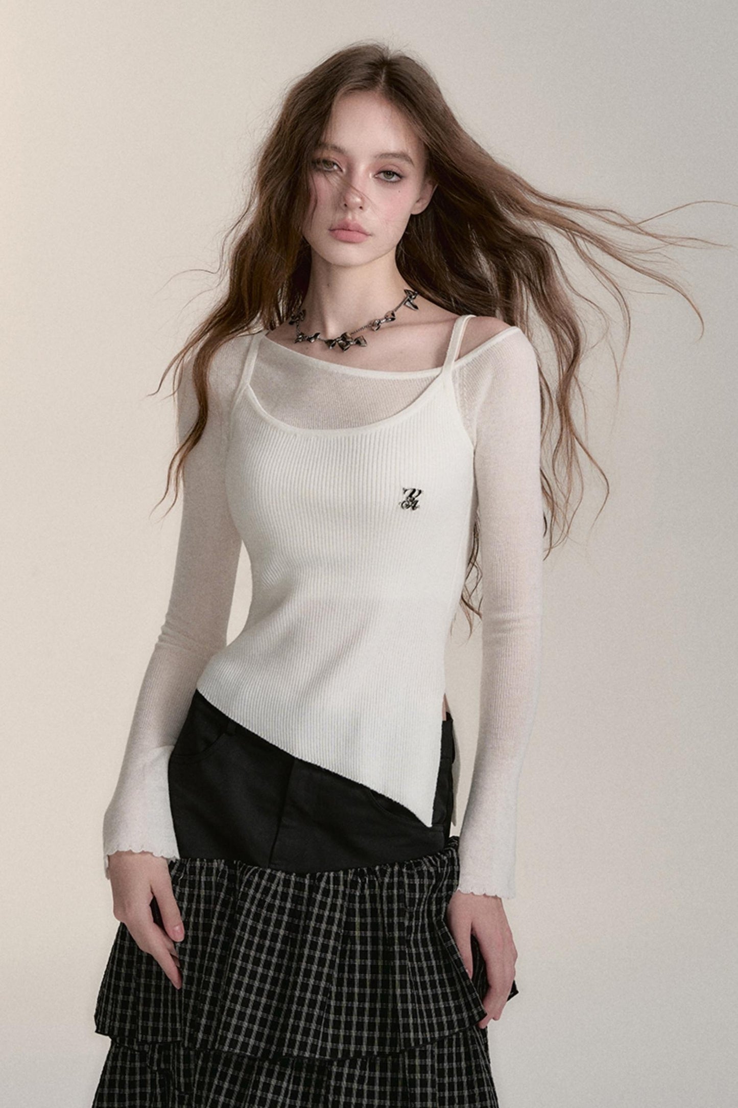 Slim Fit Woolen Knitwear T-Shirt