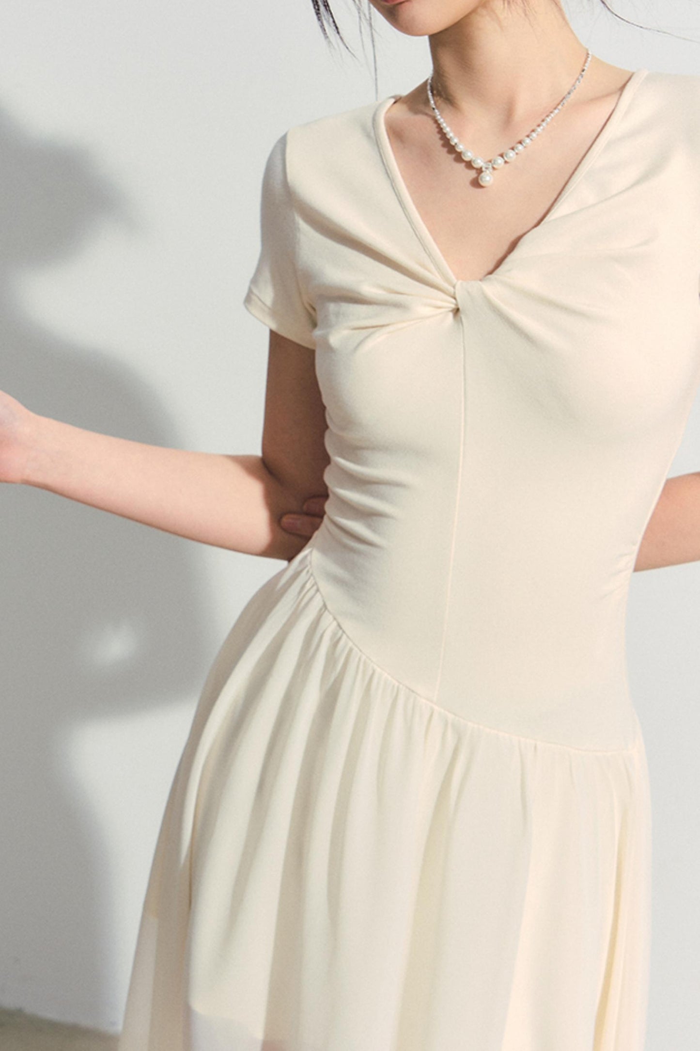 Twist Summer A-Line Dress