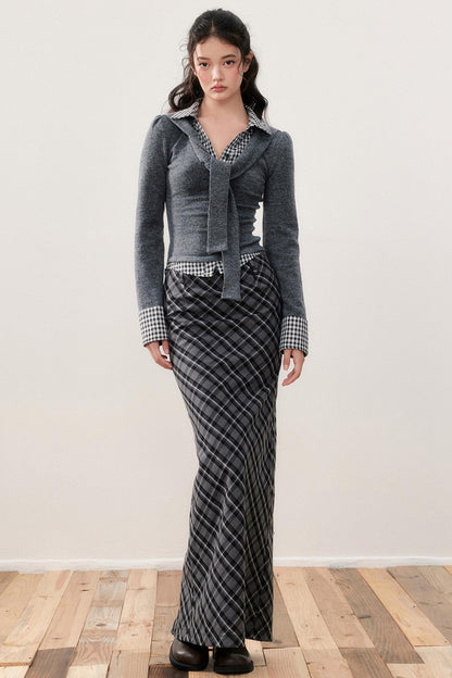 Prismatic Straight Skirt