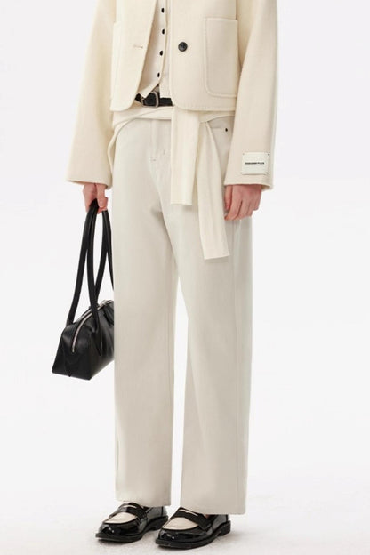 Slimming Casual Straight Jeans