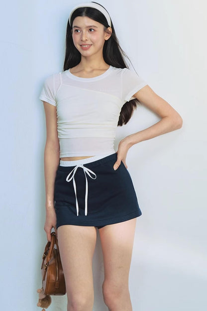 Dual-Patch Short Tee