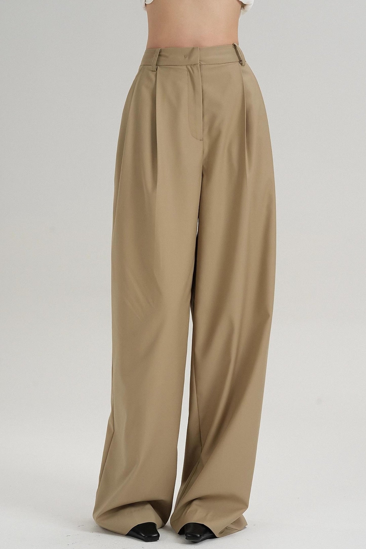 Straight-Leg Trousers