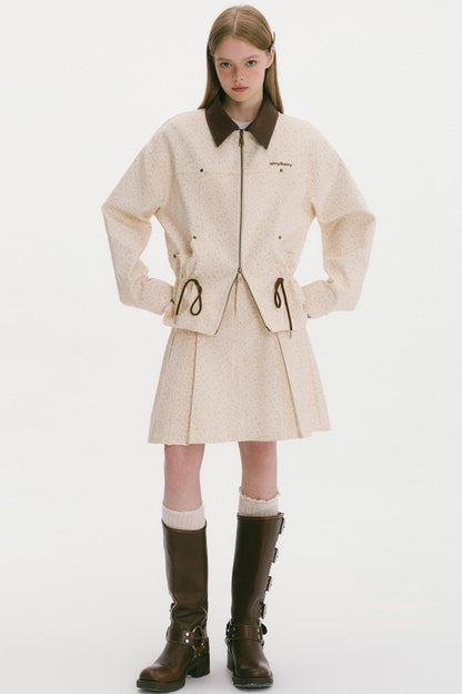 Wild Strawberry Drawstring Jacket