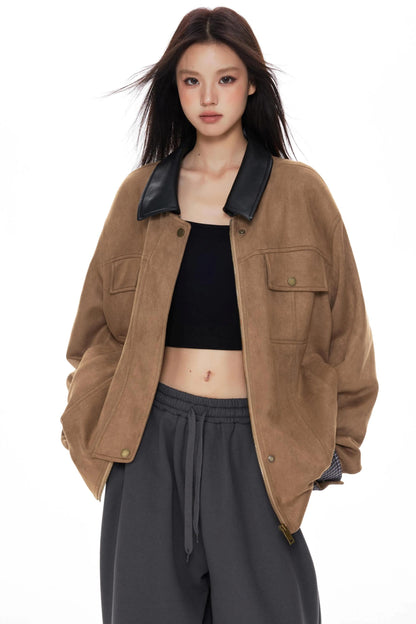 Vintage Deerskin Fleece Jacket