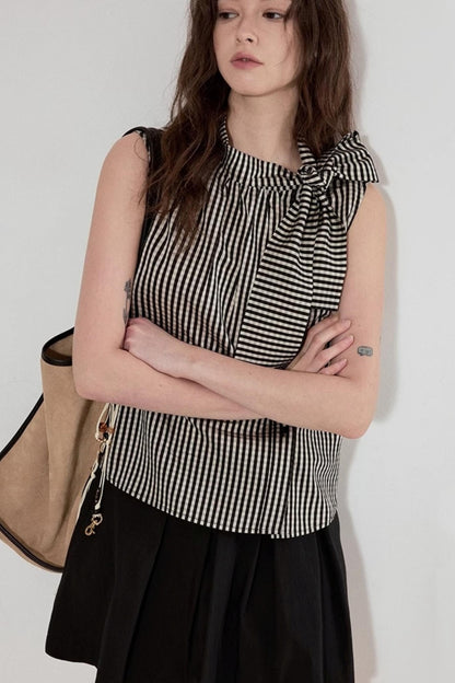 Plaid Sleeveless Top