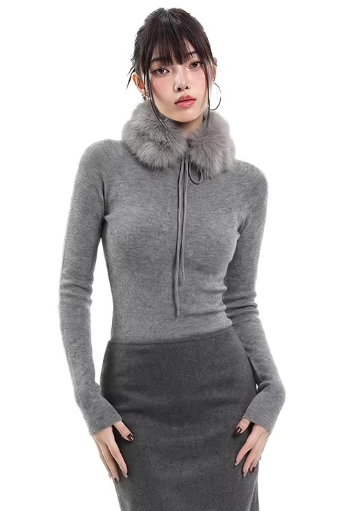 Amerikanischer Fuchs-Fell-Schal