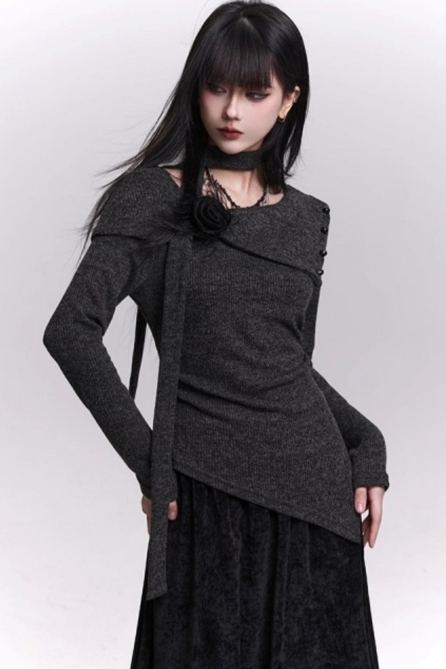 Ghostly Knit Suit Skirt Set-Up