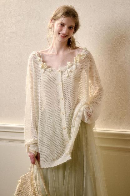 Galaxy Cool Ice Silk Cardigan