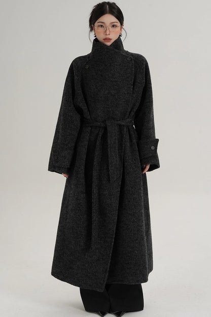High-End Stand-Up Collar Coat