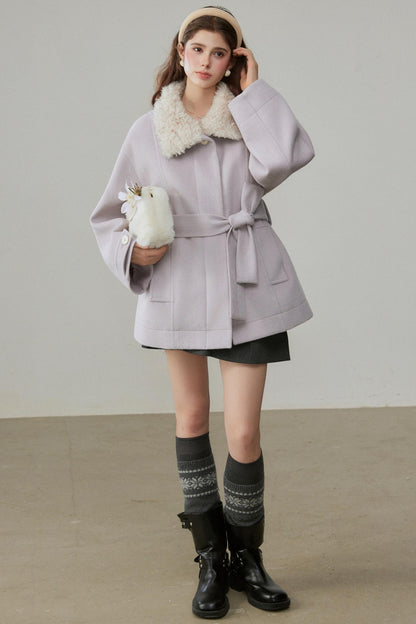 Winter Silhouette Woolen Coat