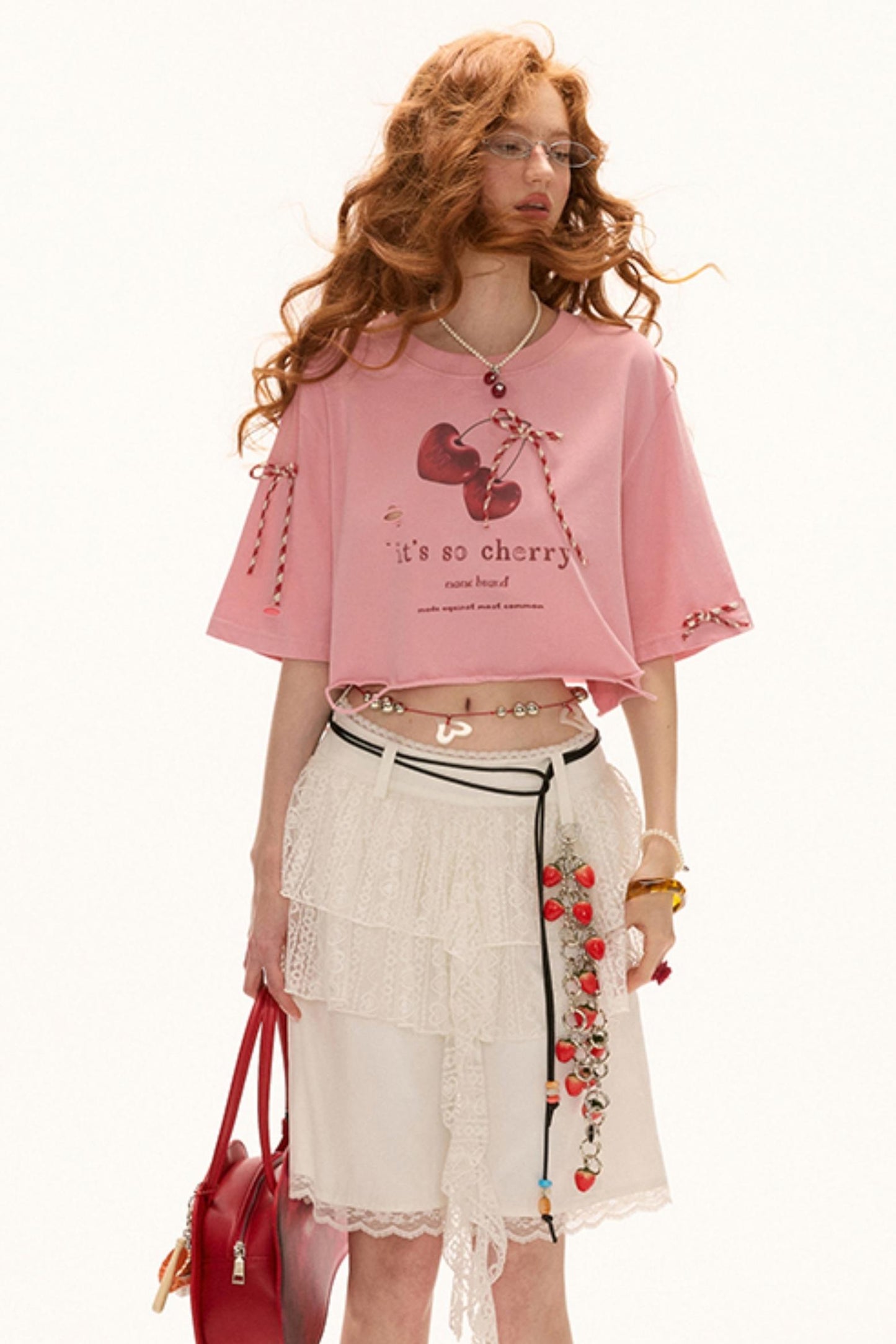 Cherry Bow Tee