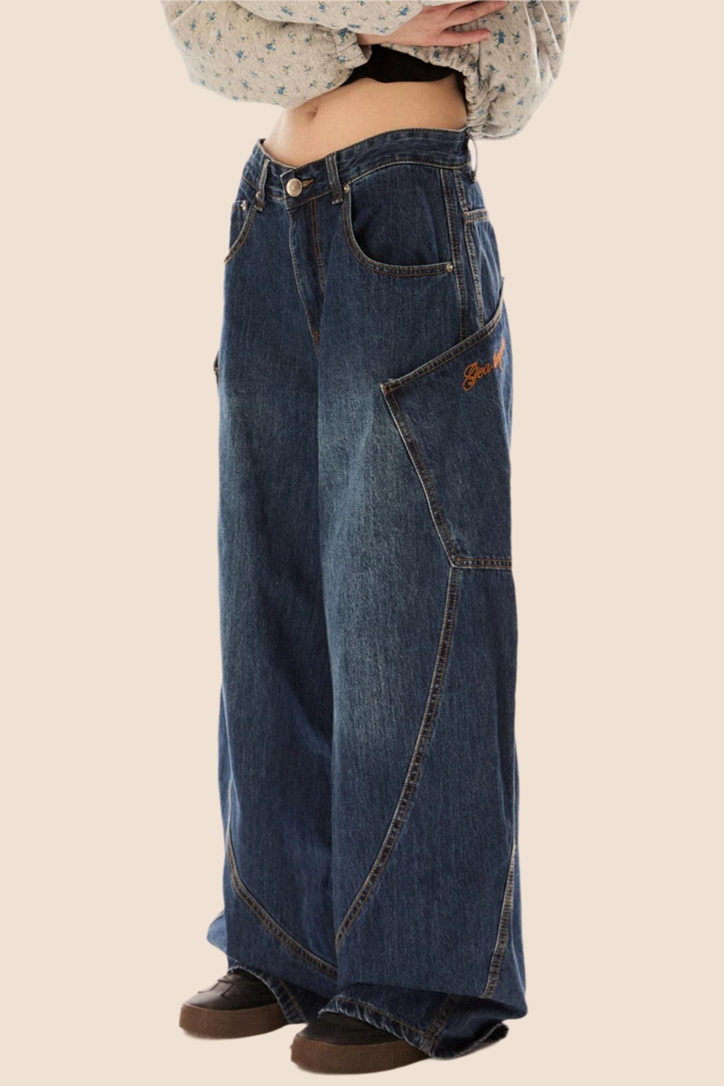 Original Straight Mop Jeans Pants