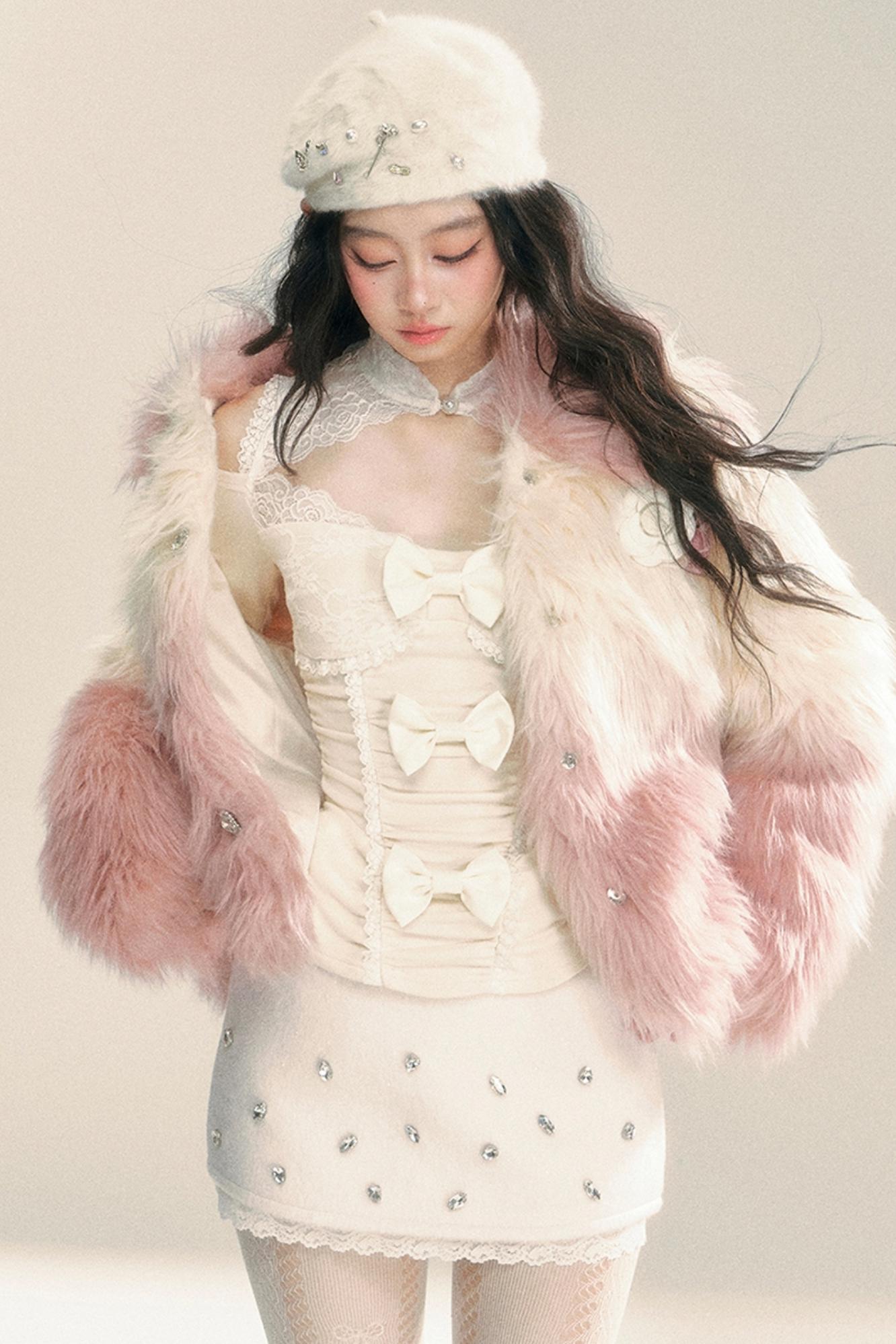 Korean Eco-Friendly Fur Coat