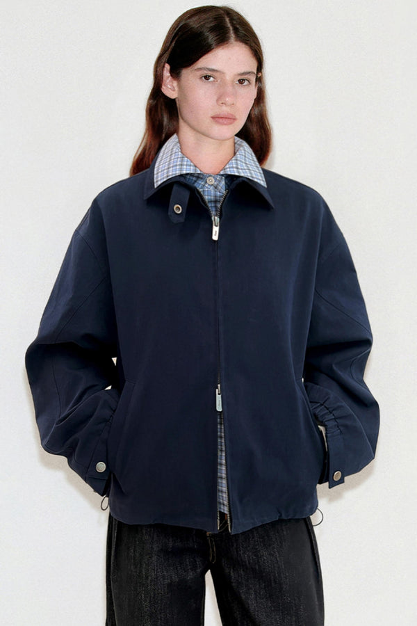 Autumn Plaid Cropped Jacket