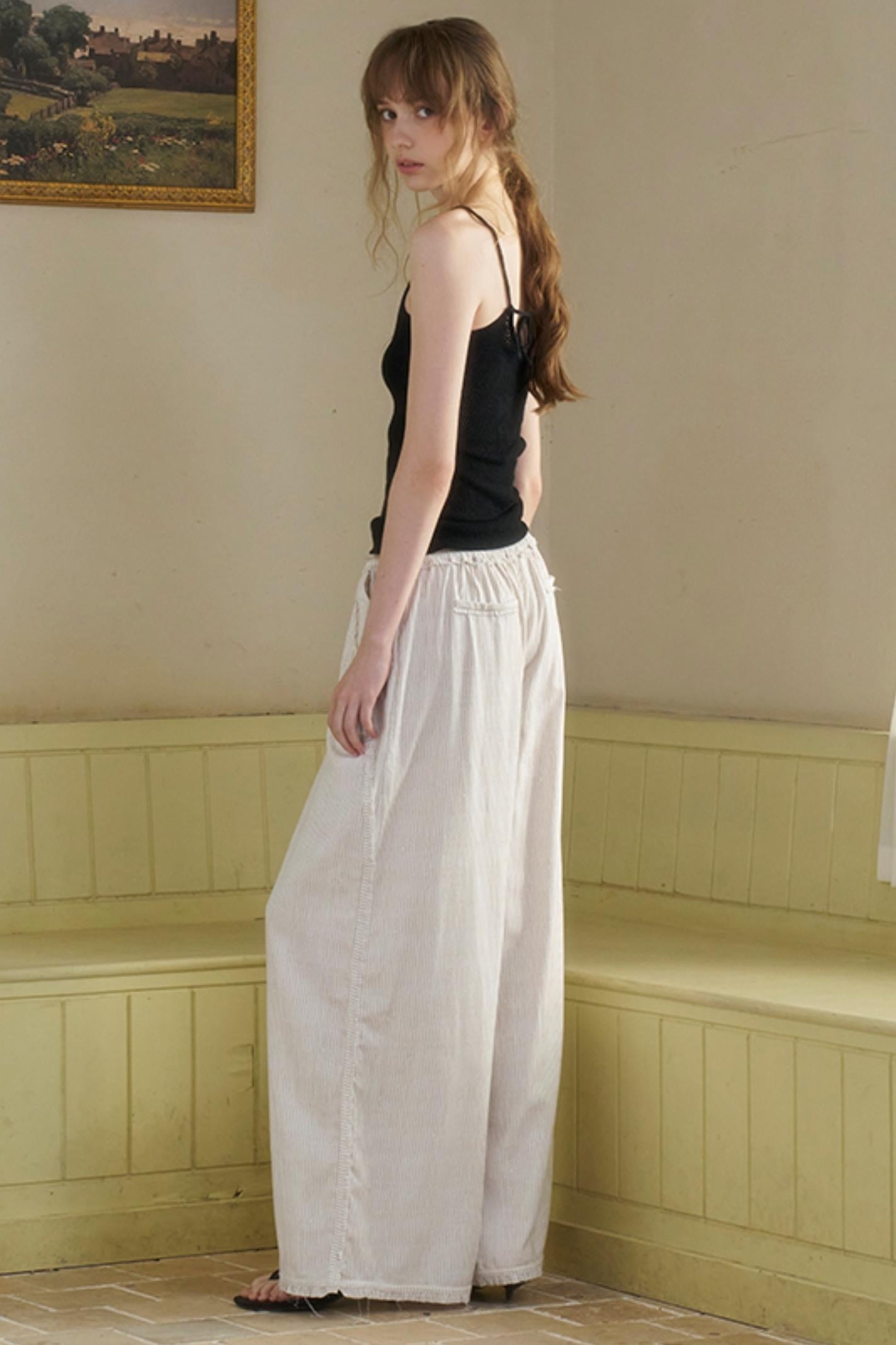 Fish Pattern Knit Camisole