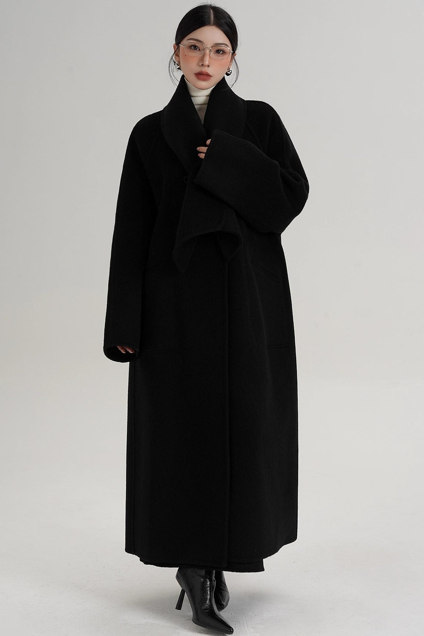 Reversible Woolen Wool Coat
