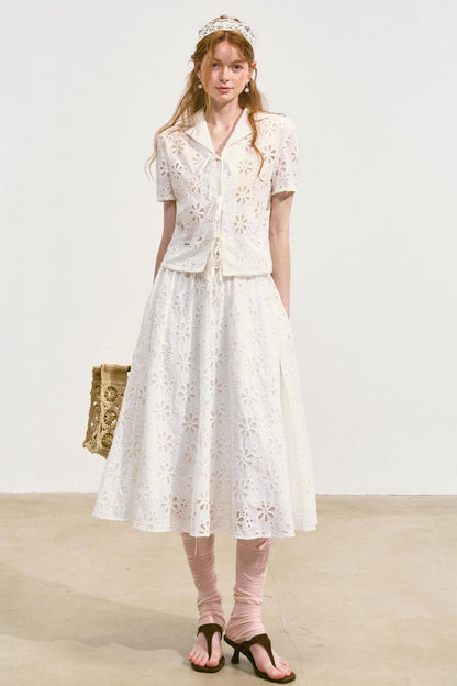 Summer Floral Maxi Skirt Set-Up