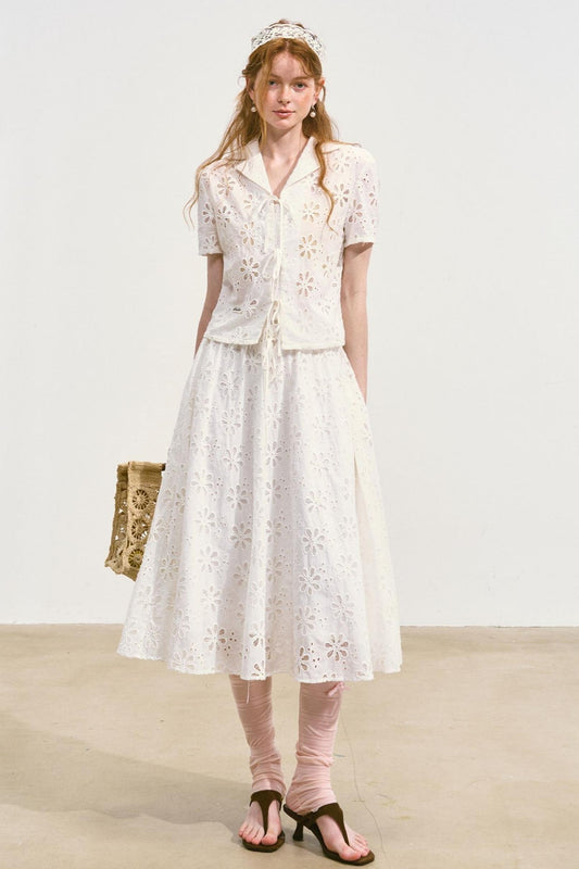 Summer Floral Maxi Skirt Set-Up