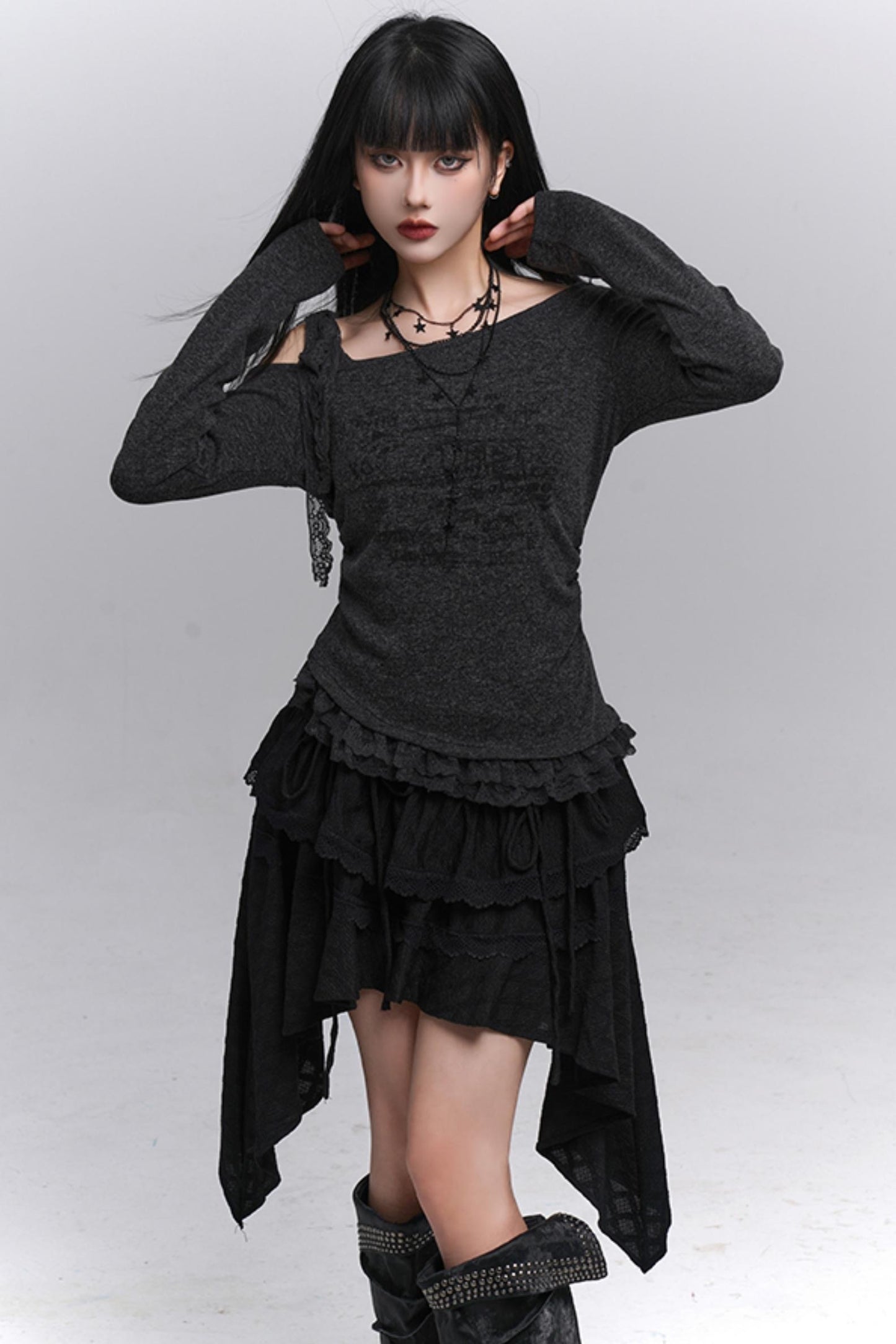 Beautiful Black A-Line Skirt