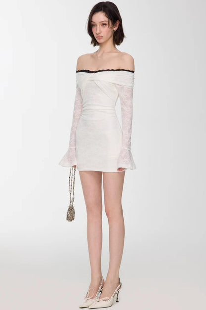 Spicy Twist One-Shoulder Dress