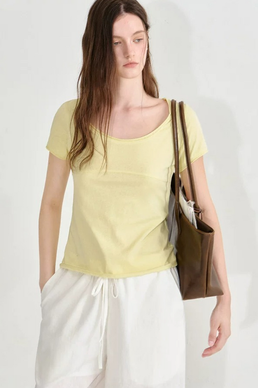 Versatile U-Neck T-Shirt