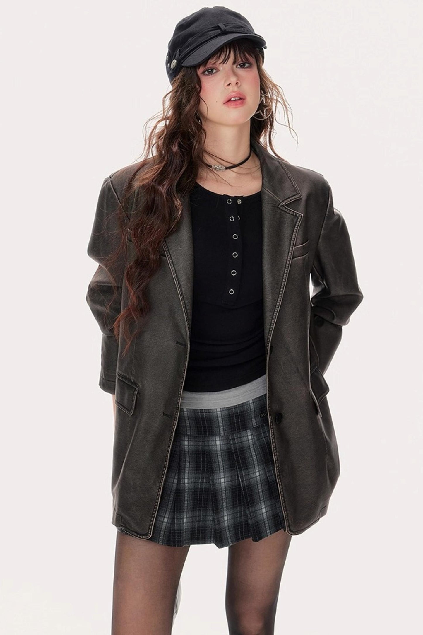 Luxury Black Leather Jacket