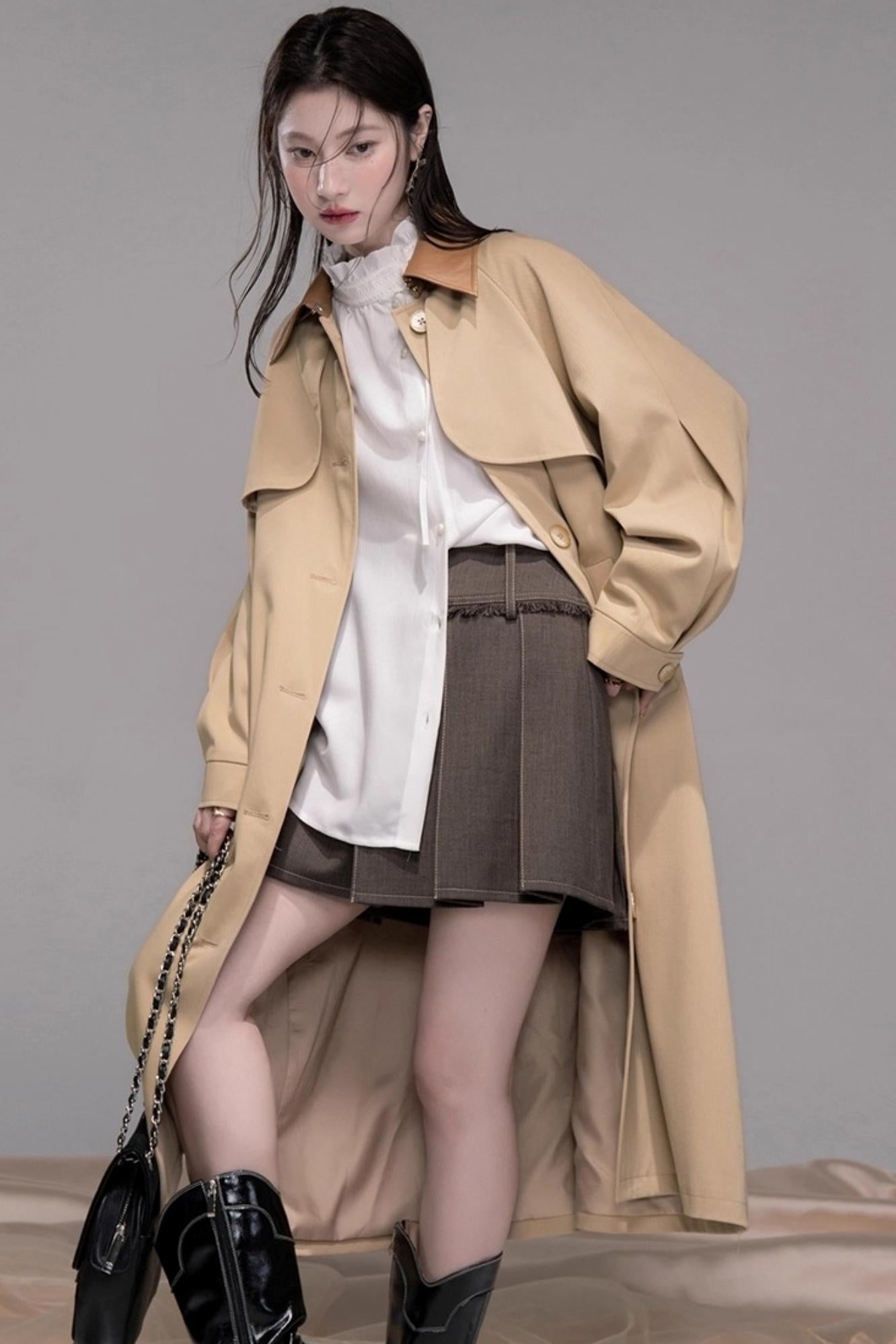 Nuansha Custom Wool Trench Coat