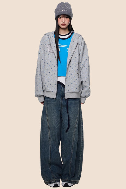 American Embroidered Cardigan