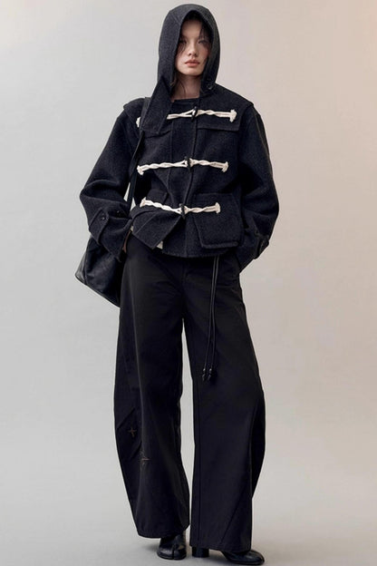 Star Bird Embellished Loose Pants