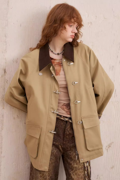 후드 재킷 작업복 세트