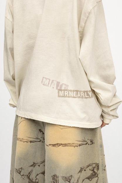 Vintage Cotton Long Sleeve Top