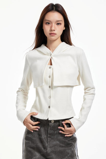 Rabbit Ears Hooded Smock Jacket Set-Up