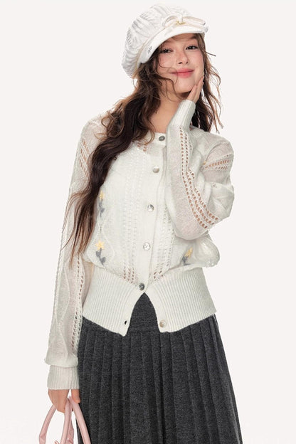 Autumn Loose Fit Cutout Knitwear