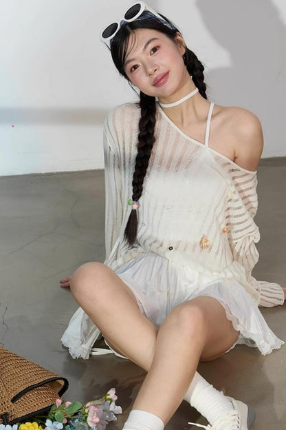 Chic Sunscreen Blouse