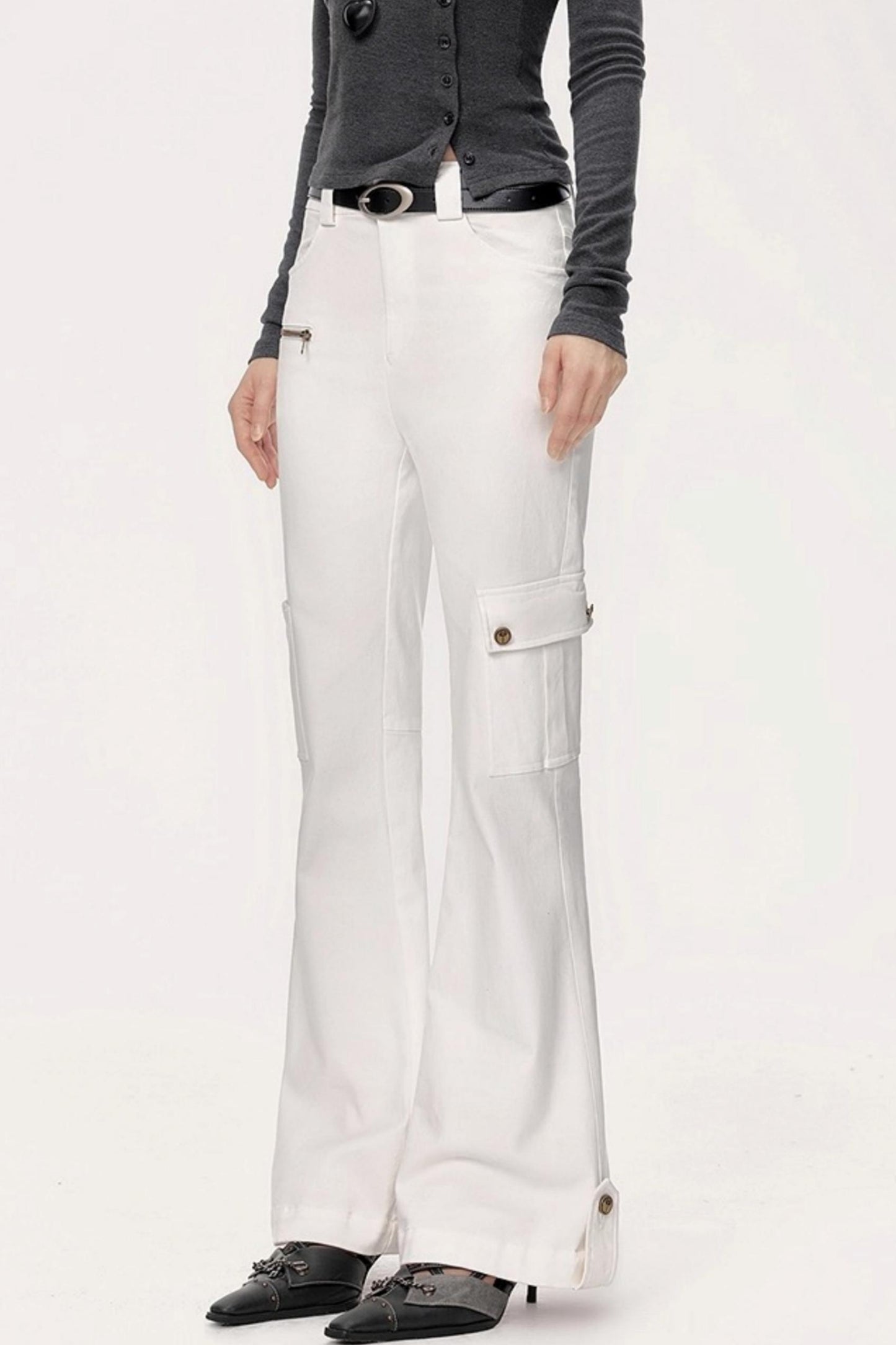 Retro Bootcut Cargo Pants