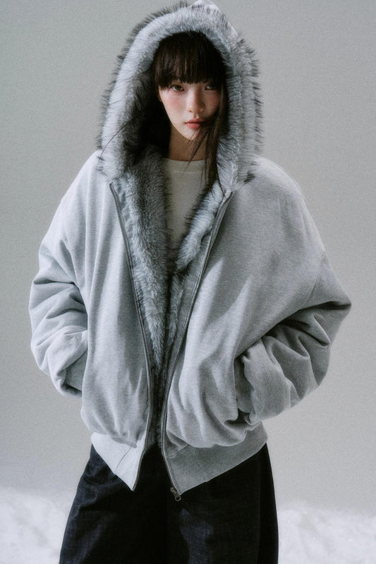 Casual Plush Reversible Jacket