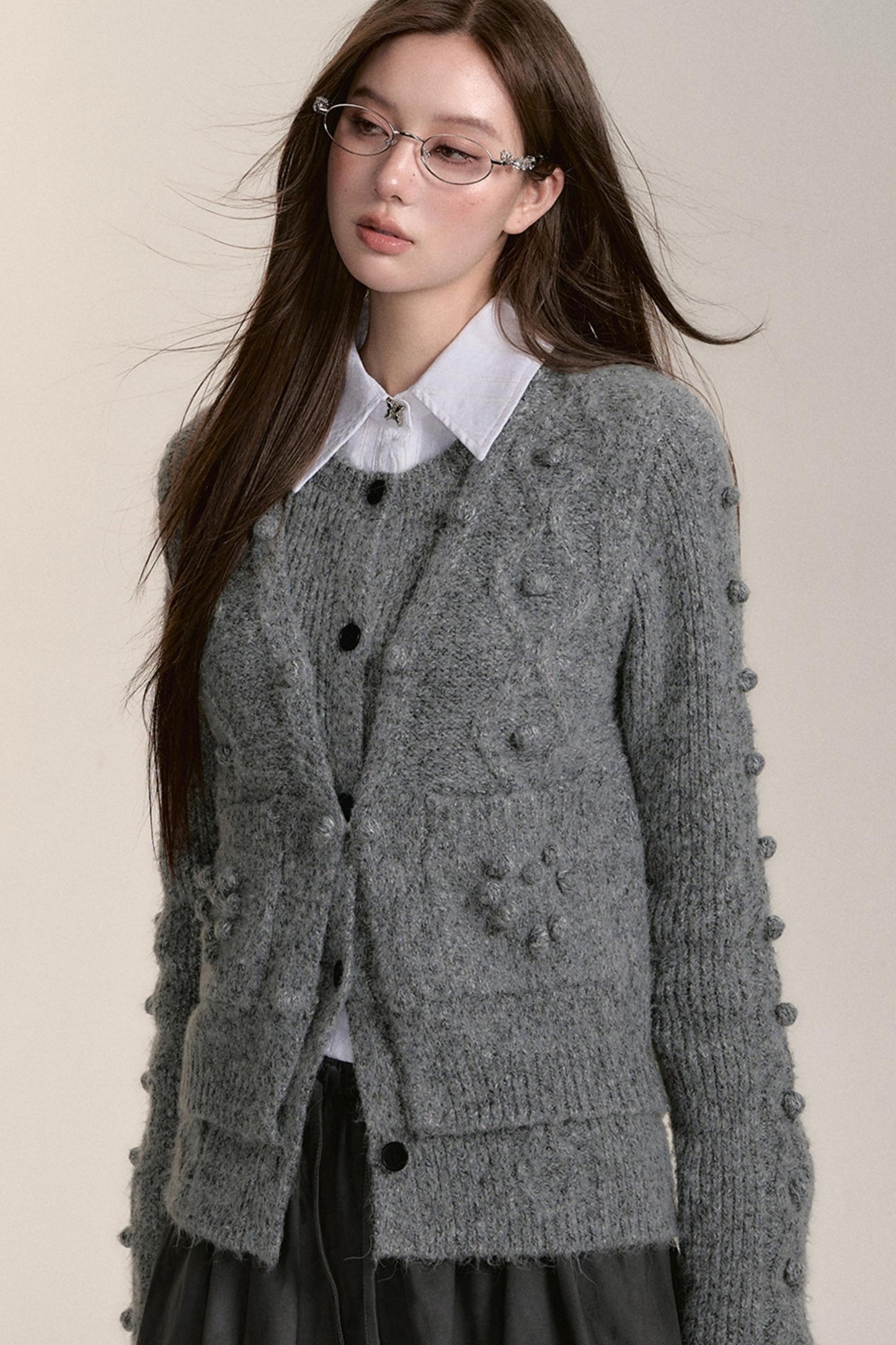 THICKENED WOOL SWEATER AND VEST SET-UP