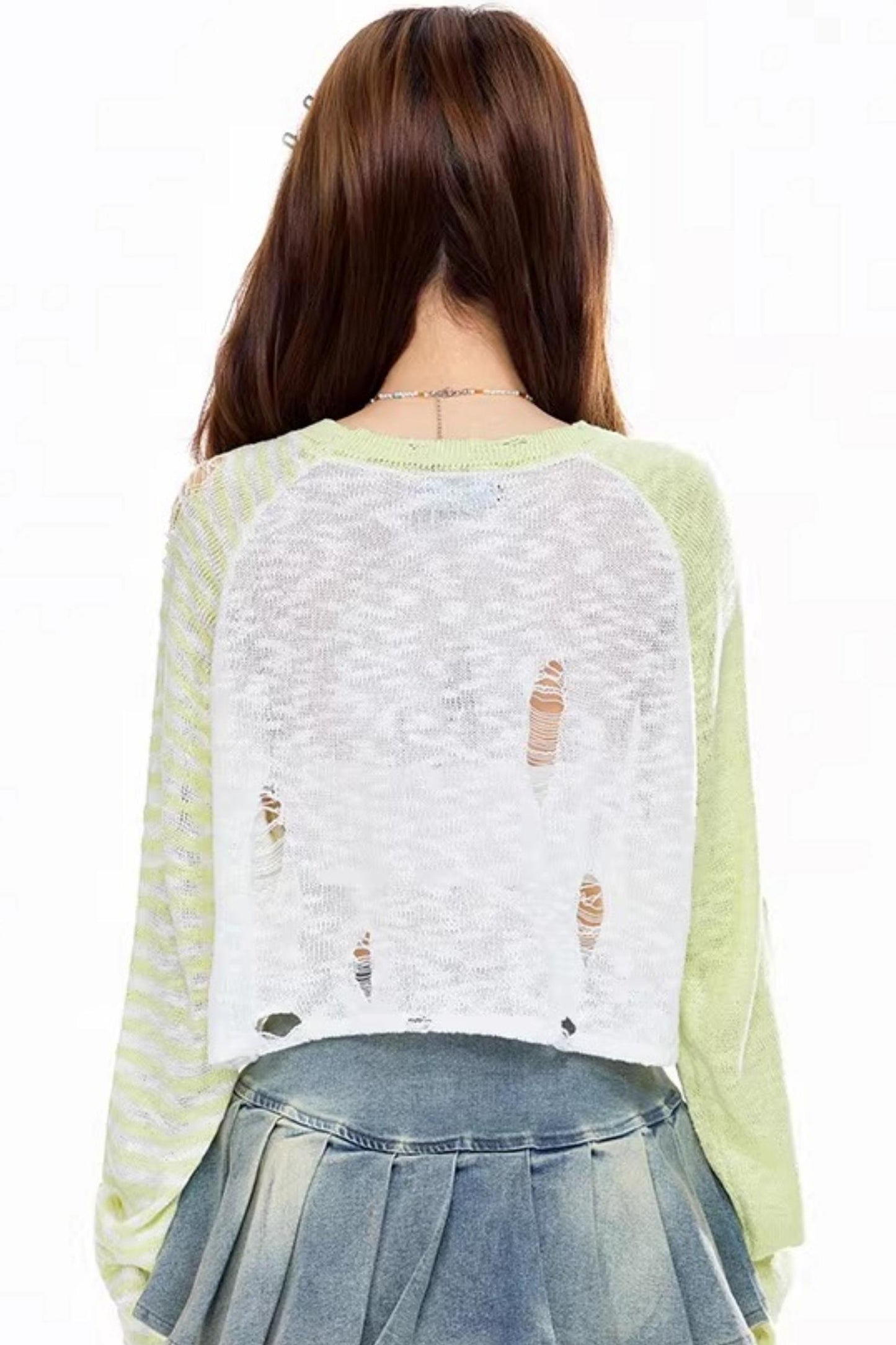 Fruit Print Knitted Top