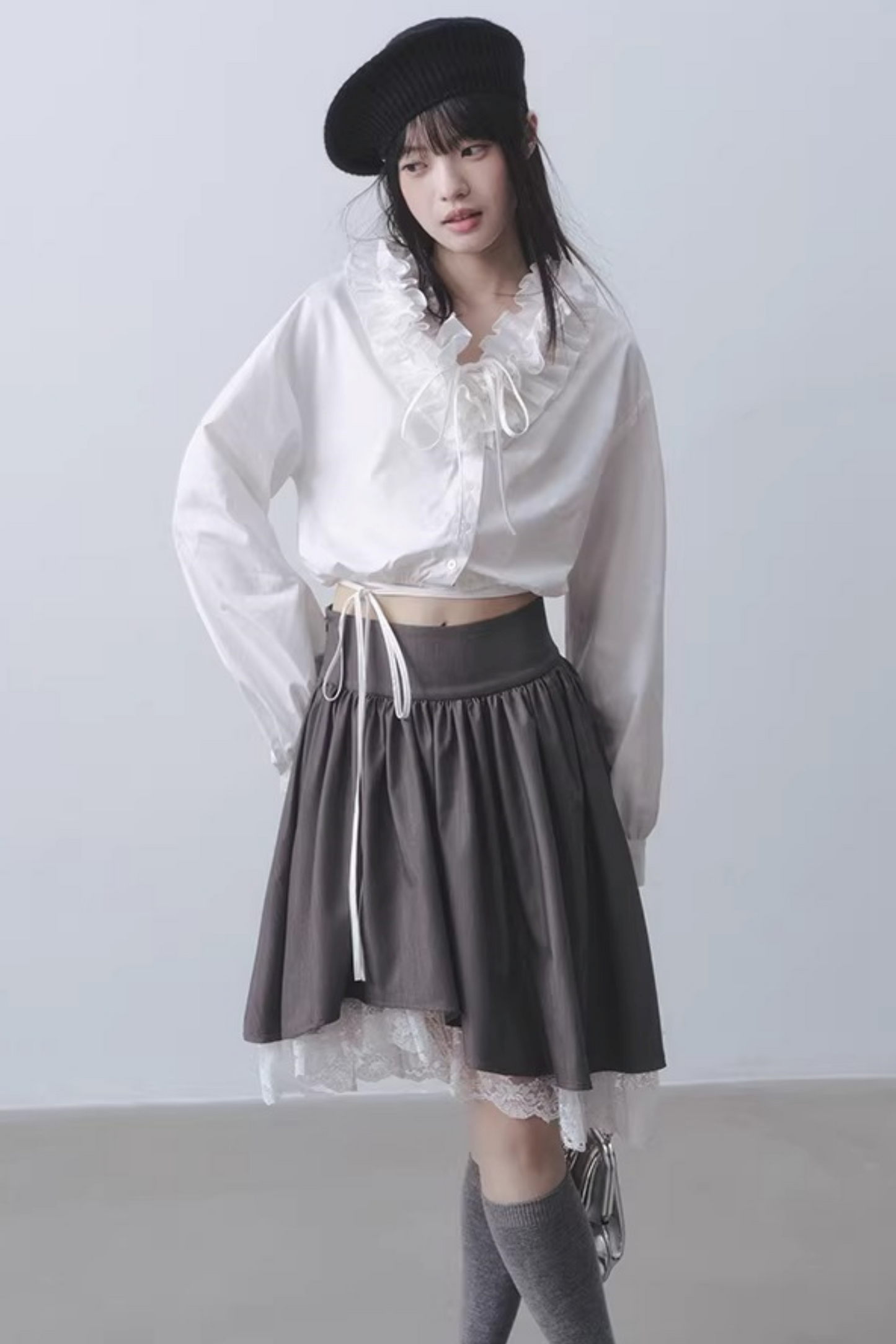 Ruffled Collar Blouse