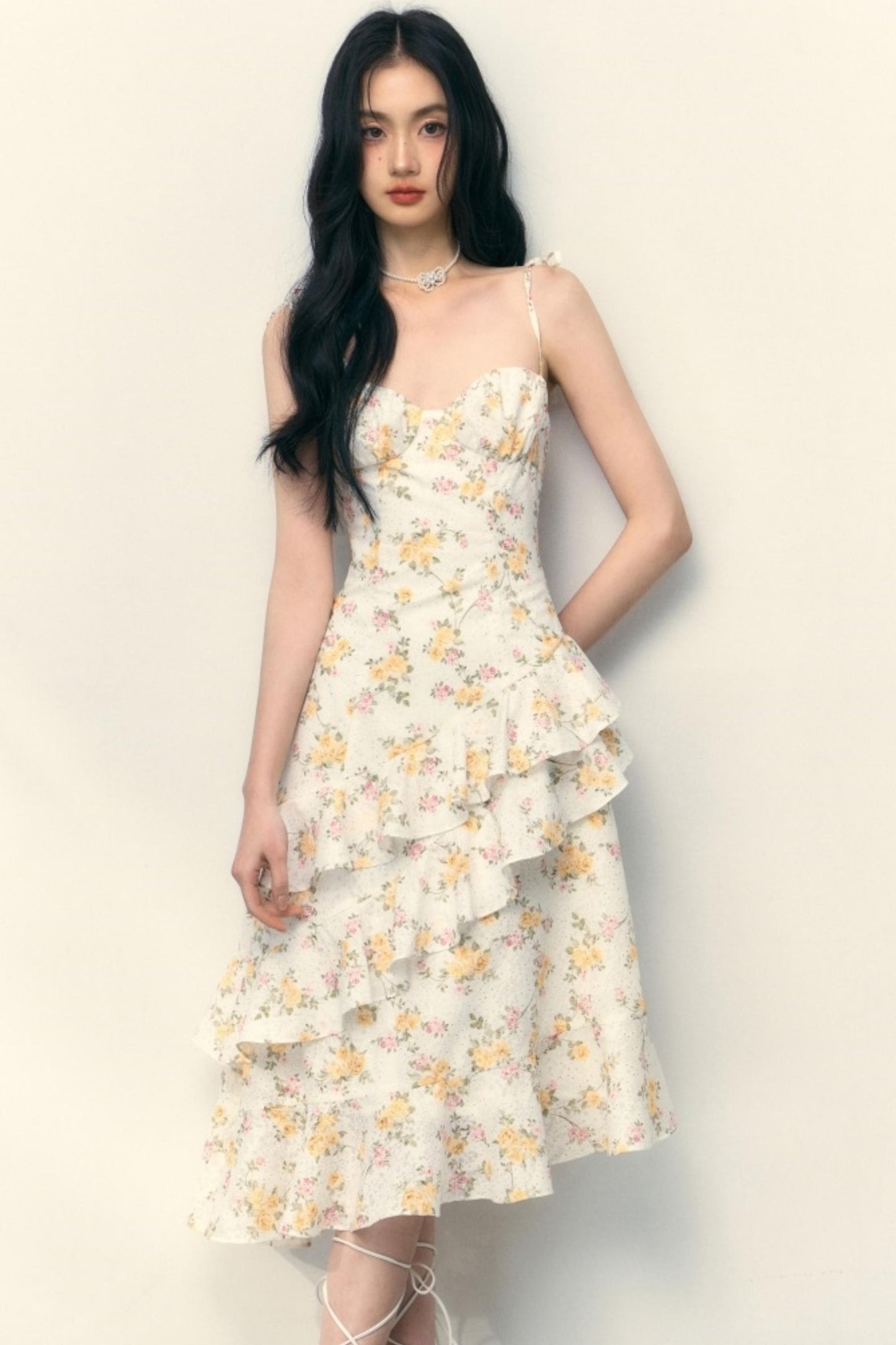 Yellow Rose Cami Dress